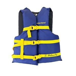 West Marine Life Preserver Vest Jacket Brand Universal Adult 90 Lbs